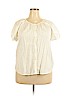 Old Navy White Short Sleeve Blouse Size XL - photo 1