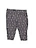 Carter's 100% Cotton Graphic Gray Casual Pants 0-3 MO / 3 MO - photo 1