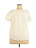 Old Navy White Short Sleeve Blouse Size XL - photo 2