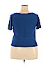 Promises Promises Blue Short Sleeve Top Size 2X - photo 2