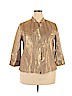 Ruby Rd. Gold 3/4 Sleeve Blouse Size 18 - photo 1