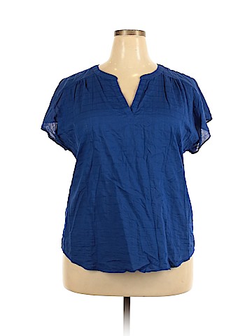Banana Republic Factory Store Short Sleeve Blouse (view 1)