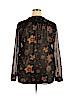 Ann Taylor LOFT Black Long Sleeve Blouse Size XL - photo 2