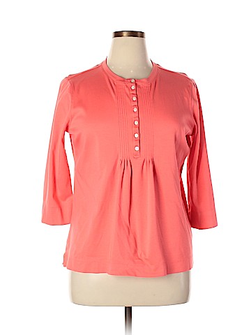 L.L.Bean 3/4 Sleeve Henley (view 1)