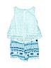 Derek Heart Blue Romper Size 7 - 8 - photo 2