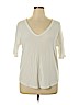 A New Day Ivory Short Sleeve Top Size XL - photo 1