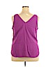 Old Navy 100% Cotton Purple Sleeveless Blouse Size XL - photo 2