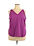 Old Navy 100% Cotton Purple Sleeveless Blouse Size XL - photo 1