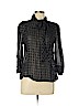 H&M Black 3/4 Sleeve Blouse Size 12 - photo 1