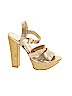 Nine West Gold Heels Size 7 1/2 - photo 1