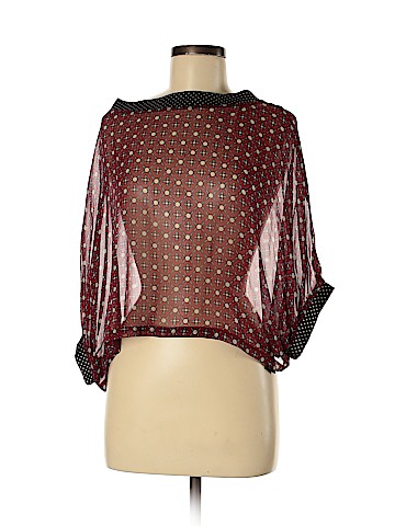 Rozae R.N. Short Sleeve Silk Top (view 1)