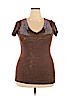 Rock 47 Brown Short Sleeve T-Shirt Size 2X - photo 1