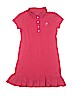 Lands' End 100% Cotton Solid Red Dress Size 7 - photo 1