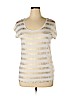 Jennifer Lopez 100% Modal Tan Short Sleeve T-Shirt Size XL - photo 1