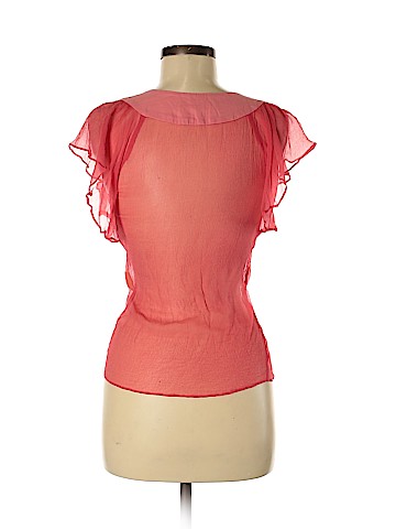 Vanessa Bruno Short Sleeve Silk Top (view 2)