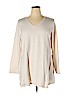 Susan Graver Ivory Long Sleeve T-Shirt Size XL - photo 1