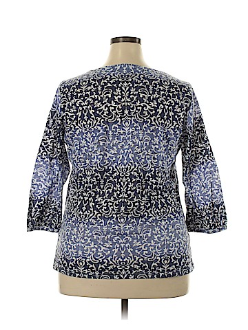 Caribbean Joe 3/4 Sleeve Top (view 2)