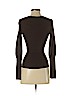 Diane von Furstenberg 100% Merino Wool Brown Wool Pullover Sweater Size P (petite) - photo 2