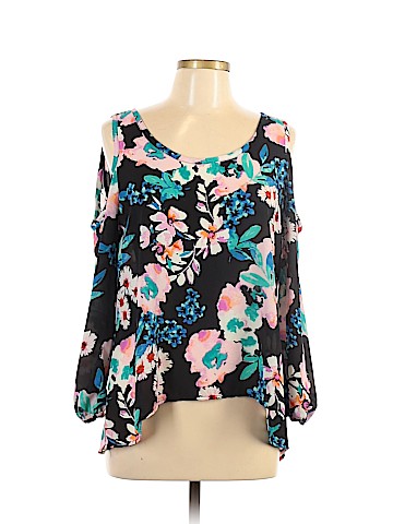 Lily White 3/4 Sleeve Blouse (view 1)