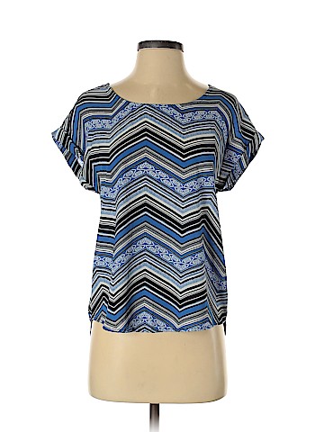 Pink Rose Short Sleeve Blouse (view 1)