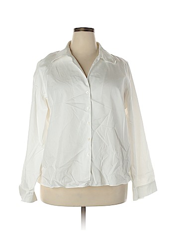 Evan Picone Long Sleeve Button-Down Shirt (view 1)