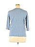 Christopher & Banks Blue 3/4 Sleeve Henley Size XL - photo 2