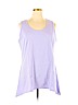 Denim & Co Purple Sleeveless Top Size XL - photo 1