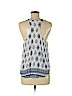 Ocean Drive Clothing Co. 100% Rayon Blue Sleeveless Blouse Size L - photo 2