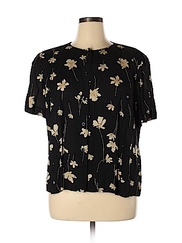 Elisabeth by Liz Claiborne Short Sleeve Blouse (view 1)