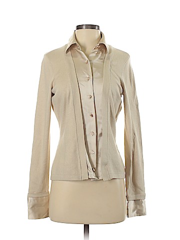 Etcetera Long Sleeve Silk Top (view 1)