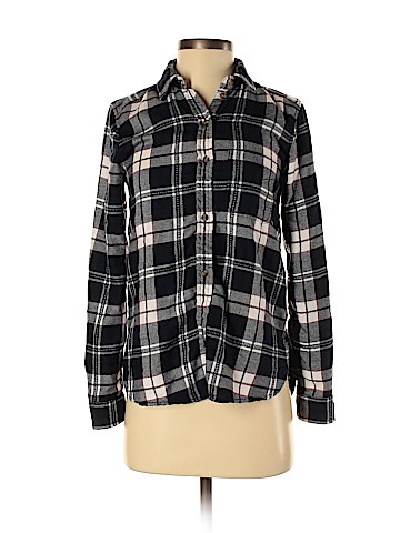 American Eagle Outfitters Long Sleeve Button-Down Shirt (view 1)