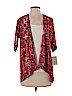 Lularoe 100% Polyester Red Kimono Size 3 - photo 1