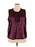 Talbots Purple Sleeveless Silk Top Size 18 - photo 1