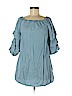 Zara 100% Lyocell Blue Casual Dress Size M - photo 1