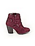 Charlotte Russe Burgundy Ankle Boots Size 8 - photo 1
