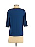 H&M Blue 3/4 Sleeve Top Size XS - photo 2