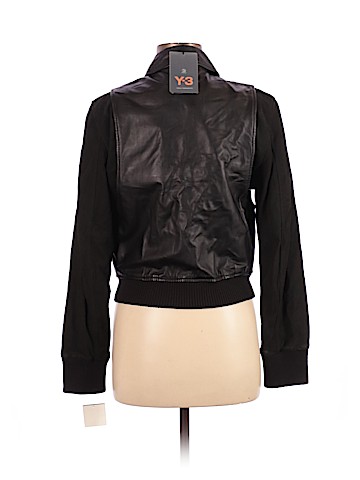 Y-3 Yohji Yamamoto Adidas Leather Jacket (view 2)