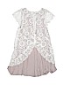 Zara 100% Viscose Ivory Dress Size 9 - 10 - photo 2