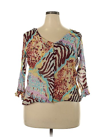 Belissimo 3/4 Sleeve Blouse (view 1)