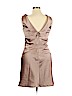 ABS Evening by Allen Schwartz 100% Polyester Tan Cocktail Dress Size 14 - photo 2