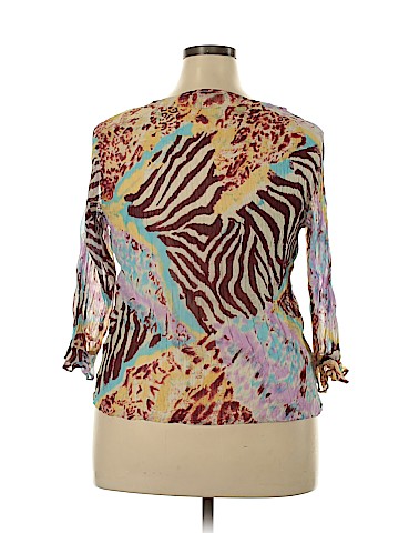 Belissimo 3/4 Sleeve Blouse (view 2)