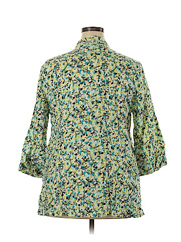 Kim Rogers 3/4 Sleeve Button-Down Shirt (view 2)