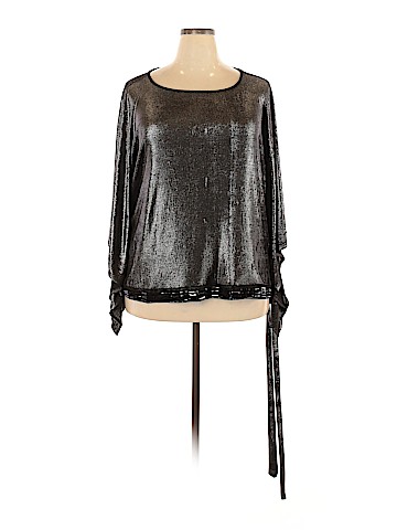 American Glamour by Badgley Mischka Short Sleeve Blouse (view 1)
