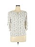 LC Lauren Conrad 100% Rayon Tan 3/4 Sleeve Blouse Size 0X - photo 1