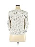 LC Lauren Conrad 100% Rayon Tan 3/4 Sleeve Blouse Size 0X - photo 2