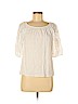 Ann Taylor LOFT 100% Viscose White 3/4 Sleeve Blouse Size M (petite) - photo 1