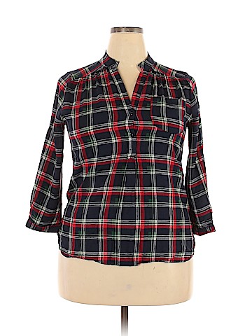 Market and Spruce 3/4 Sleeve Blouse (view 1)