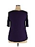 Molly & Isadora Purple Short Sleeve Top Size 2X - photo 2