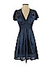 BCBGMAXAZRIA 100% Silk Blue Casual Dress Size XXS - photo 1