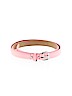 Ann Taylor 100% Leather Solid Pink Leather Belt Size L - photo 1